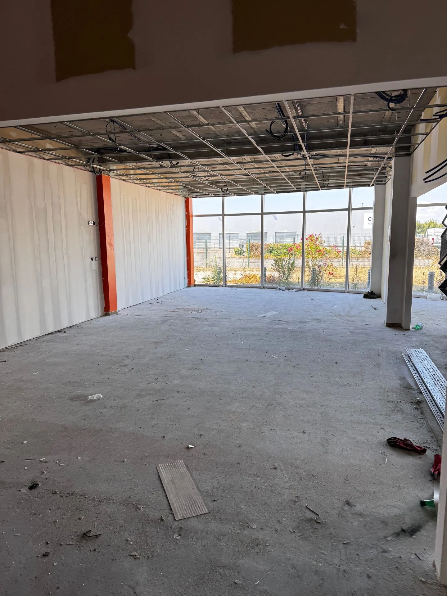 Chantier Active Square Bruges — future salle de biking